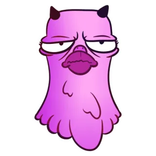 👿 monstro, desenho animado, engraçado, rosa, demônio, personagem, bobo telegram sticker