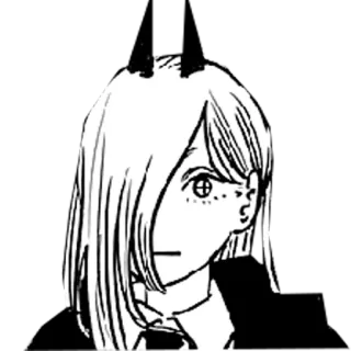 😐 Power Chainsaw Man anime, manga, chainsaw man, power telegram sticker