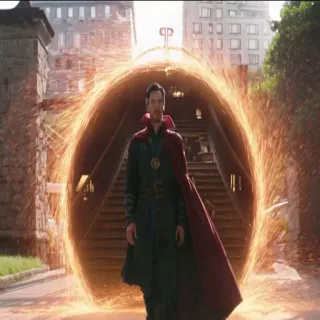 💛 Doctor Strange Doctor Strange, magia, portal, superbohater, marvel, czarodziej whatsapp sticker