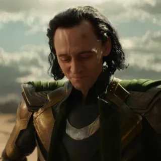 💚 Loki marvel, loki, tom hiddleston, avengers, cattivo, antieroe telegram sticker