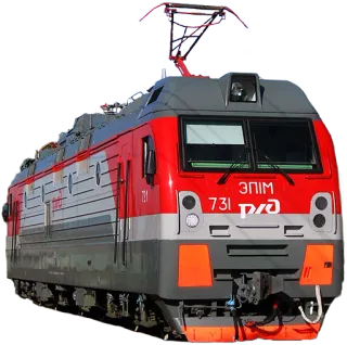 🚂 treno, locomotiva, trasporto, ferrovia, veicolo telegram sticker