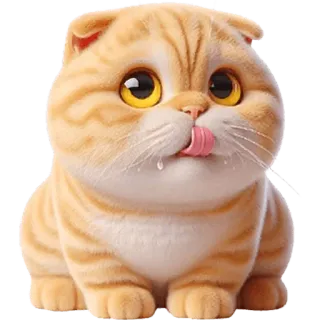 😝 mèo, dễ thương, mèo con, động vật, nhà, thú cưng, mèo mướp cam telegram sticker