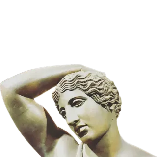 🤦 statue, art, sculpture, greek, marble, antique telegram sticker