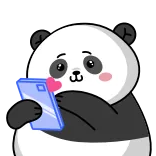 Панда Ок @TgSticker whatsapp stickers