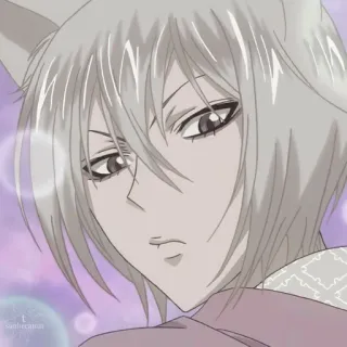 ☁️ Anime, Fuchs, Ohren, Tomoe, Manga, Männlich, Bishounen telegram sticker