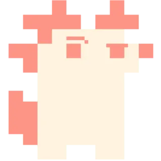 😀 Pixel art, Monstre, Mignon, Rétro, Gaming, 8-bit, Personnage whatsapp sticker