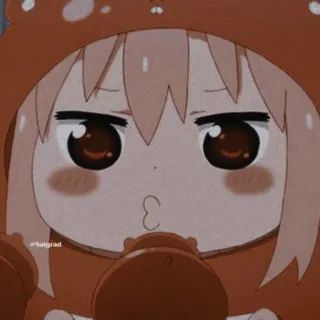 🎐 Umaru Doma Himouto! Umaru-chan Anime, Umaru, dễ thương, kawaii, Chibi, áo hoodie telegram sticker