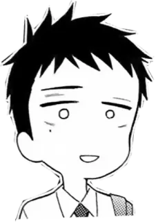 😧 Аниме, Манга, Мультфильм, Персонаж, Иллюстрация telegram sticker