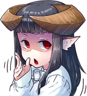 😏 anime, demon, horns, cute, girl, kawaii telegram sticker