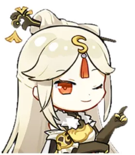 🍡 Ningguang Genshin Impact ningguang, genshin impact, anime, videogame, sticker, personage telegram sticker