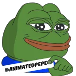 😎 Pepe @ANIMATEDPEPE pepe the frog, meme, internet culture, frog, animated telegram sticker