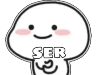 🍓 SER carino, personaggio, blob, kawaii telegram sticker