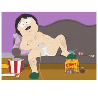 💉 Randy Marsh South Park cartoon, adult swim, comedy, character, south park telegram sticker