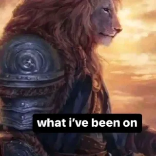 😤 Aslan The Chronicles of Narnia what i've been on telegram sticker