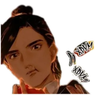 🐭 XDУM anime, person, expression, face telegram sticker