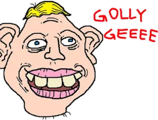 💩 GOLLY GEEEE telegram sticker