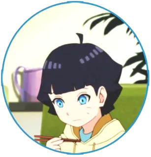 🤤 Himawari Uzumaki Boruto anime, manga, cartoon, himawari uzumaki, boruto, girl whatsapp sticker