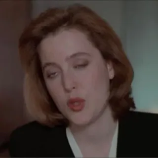 🙄 Dana Scully The X-Files Dana Scully, X-Files, Serie TV, Agente, Gillian Anderson telegram sticker