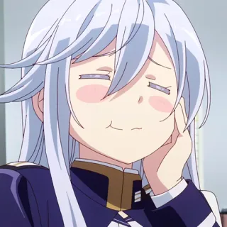 💎 Anime, Personagem, Bonito, Expressão, Mulher telegram sticker