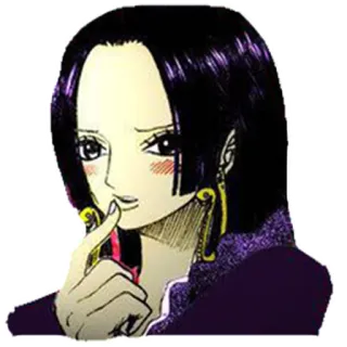 😊 Boa Hancock One Piece Anime, Manga, One Piece, Boa Hancock, Karakter, Stiker whatsapp sticker