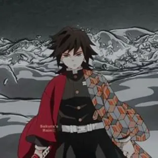 🌊 Giyu Tomioka Demon Slayer Anime, Demon Slayer, Giyu Tomioka, Manga, Pilastro dell'Acqua telegram sticker