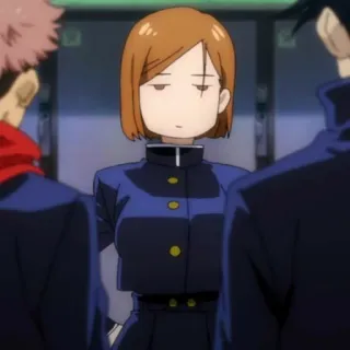 🔨 Nobara Kugisaki Jujutsu Kaisen Anime, Manga, Stregone, Studente, Figo, Serio telegram sticker