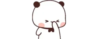🔰 Cartoon, Panda, Niedlich, Emoji whatsapp sticker