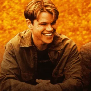 🥀 Matt Damon Matt Damon, actor, celebrity, smile, portrait telegram sticker