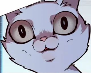 🐈 gato, animal, dibujo animado, pegatina telegram sticker