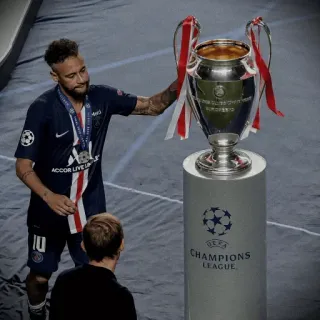🔵 Neymar UEFA Champions League UEFA CHAMPIONS LEAGUE whatsapp sticker
