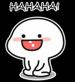 😁 HAHAHA! Dibujo animado, Mono, Gracioso, Risa, Feliz, Emoji telegram sticker