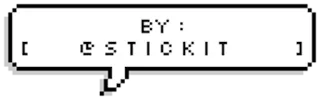 💬 BY:
@STICKIT sticker, attribution, artist, creator telegram sticker