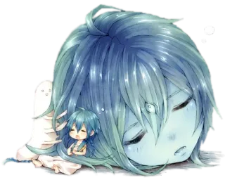 💤 Anime, schlafend, Cartoon, süß telegram sticker