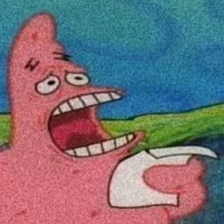 🧽 Patrick Star Spongebob Squarepants Patrick Sao biển, SpongeBob SquarePants, hoạt hình, vui nhộn, meme telegram sticker