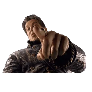 👇 dito medio, offensivo, insulto, scortese, mancanza di rispetto, uomo whatsapp sticker