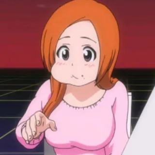 😋 Orihime Inoue Bleach anime, character, girl, orihime inoue, bleach telegram sticker