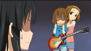 🌟 K-On! オーシャン anime, k-on, cartoon, music, guitar, cute, chibi telegram sticker