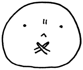 ❌ с кляпом, зацензурено, заглушенный, сдержанность, лицо, выражение whatsapp sticker