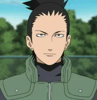 🎼 Shikamaru Nara Naruto shikamaru, naruto, anime, ninja, personaje whatsapp sticker