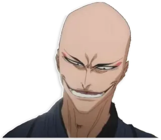 😈 Sosuke Aizen Bleach Anime, Manga, Personaje, Bleach, Sosuke Aizen, Calvo telegram sticker