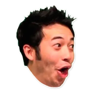 😱 pog, emot, game, twitch, kaget, reaksi whatsapp sticker