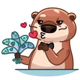 Hotter Otter telegram stickers