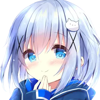 😏 Anime, Niedlich, Mädchen, Kawaii, Manga, Charakter telegram sticker