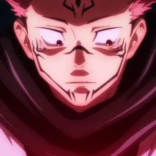 ✖️ Sukuna Jujutsu Kaisen Anime, Jujutsu Kaisen, Sukuna telegram sticker