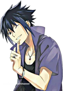 😉 Sasuke Uchiha Naruto kerchannel anime, manga, Sasuke, Naruto, Uchiha telegram sticker