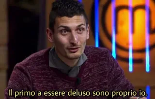 😔 Il primo a essere deluso sono proprio io. telegram sticker
