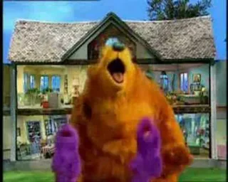 😆 Bear Bear in the Big Blue House Bear in the Big Blue House, Ours, Marionnette telegram sticker