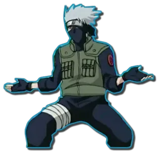 😅 Kakashi Naruto anime, kakashi, naruto, ninja telegram sticker