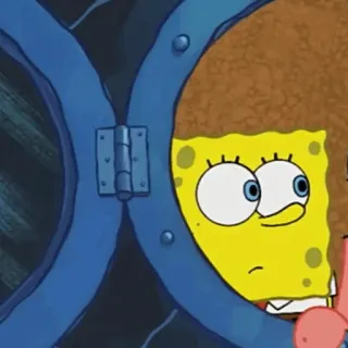 🍔 Spongebob Squarepants spongebob, dessin animé, nickelodeon, drôle, personnage, série tv telegram sticker