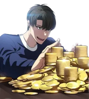 💸 เงิน, เหรียญ, ความมั่งคั่ง, ความโลภ, การเงิน telegram sticker